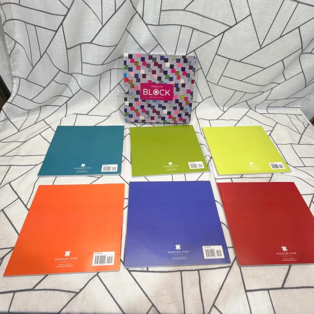 Missouri Star Quilt Co BLOCK Box‎ Set 6 Magazines Multicolor Quilt Patterns Tips